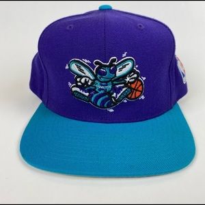 Mitchell and Ness Charlotte Hornets Snapback Hat